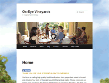 Tablet Screenshot of oxeyevineyards.com